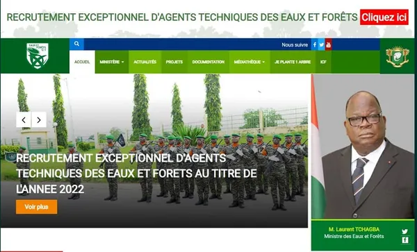 Le concours des eaux et forêts 2022 – 2023 lancé : nouvelles conditions, inscription sur eauxetforets.gouv.ci