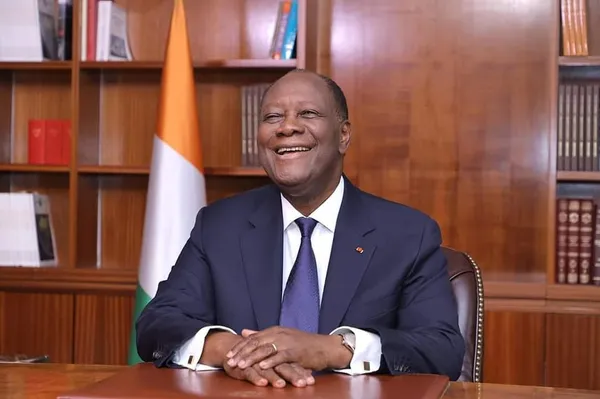Alassane Ouattara, président de la République de Côte d'Ivoire