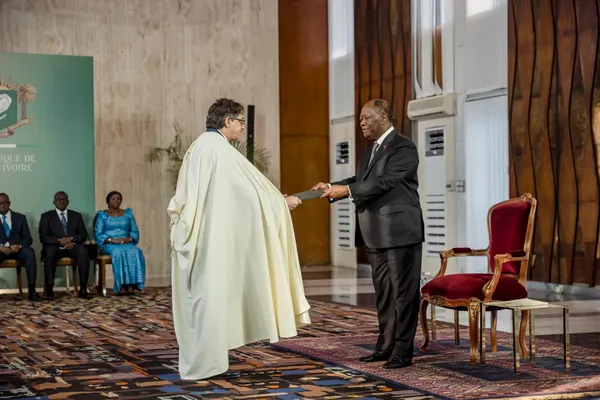 Liste des nouveaux Ambassadeurs accrédités en Côte d’Ivoire ce 1er mars 2023
