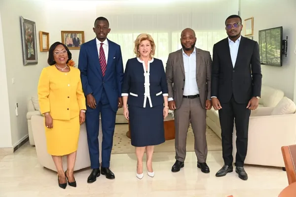 SIMA 2022 à Abidjan: Dominique Ouattara reçoit Mamby Diomandé