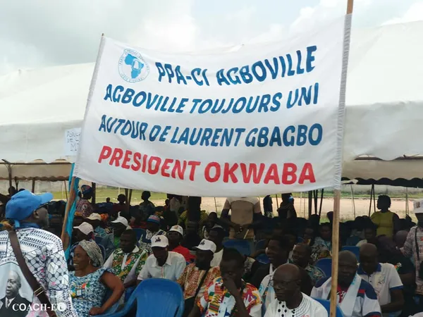 Laurent Gbagbo à Adzopé ce 10 décembre 2022: le stade refuse déjà du monde, des images
