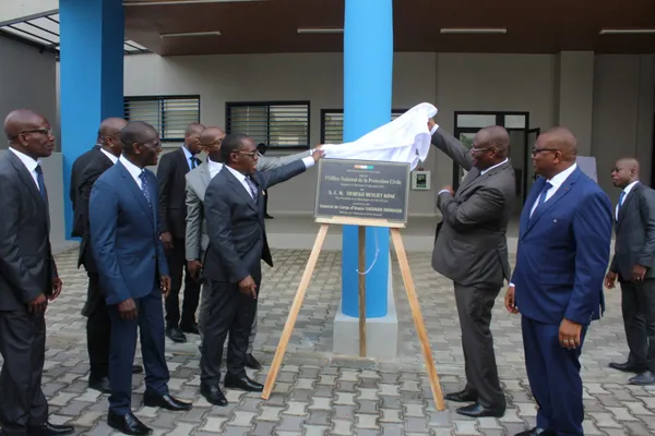Inauguration du nouveau siège de l’Office national de la protection civile, ONPC