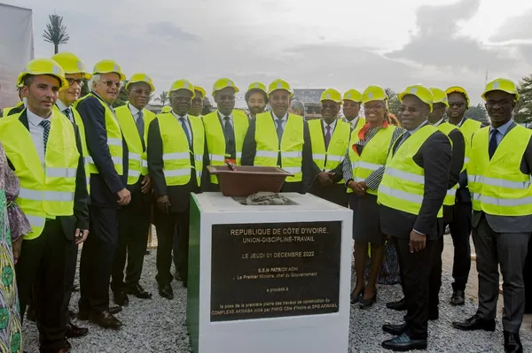 Pose de la première pierre du complexe hôtelier « Akwaba » d’un cout de 60 milliards de FCFA