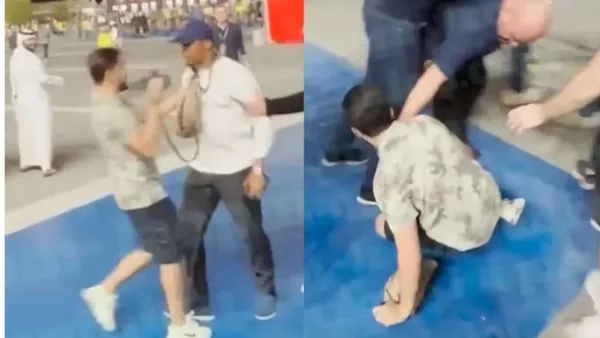 Samuel Eto’o frappe un supporter algérien: vidéo de la bagarre
