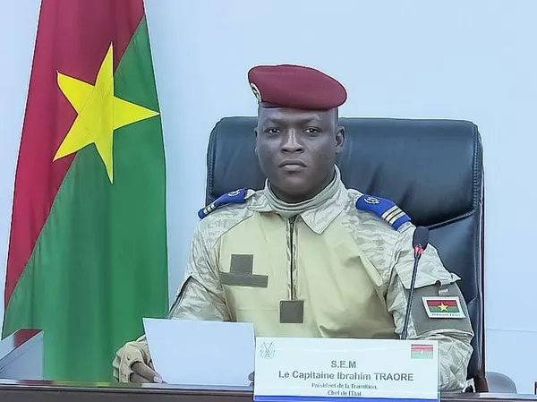 Capitaine Ibrahim Traoré, Président de la Transition du Burkina Faso
