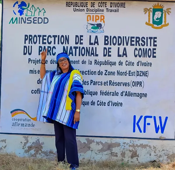 Clémentine Papouet dit « Cléclé » nommée ambassadrice du parc national de la Comoé