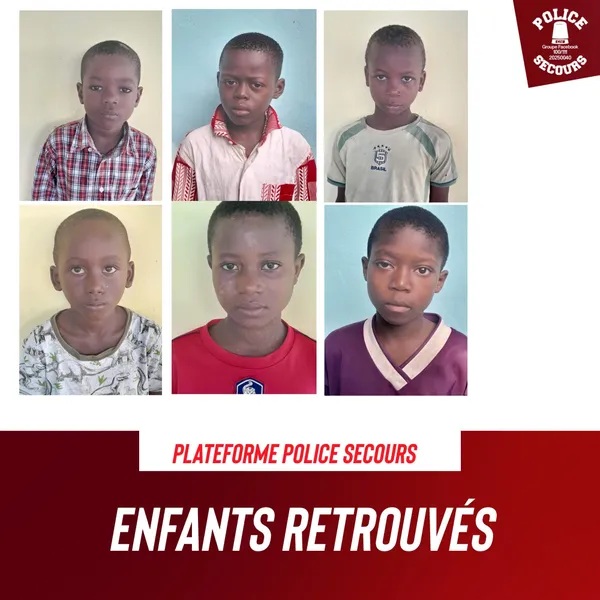 Abidjan : enfants retrouvés, la police lance un SOS pour retrouver les parents