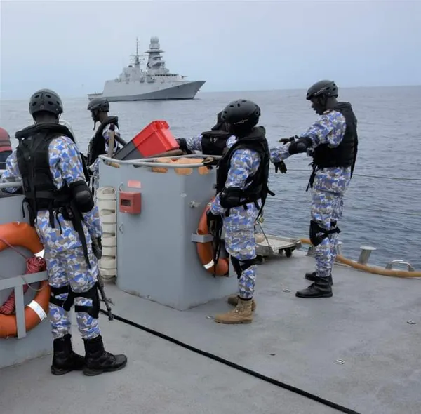 Obangame 2023: exercice militaire de la narine de Côte d’Ivoire   dans les espaces maritimes du Golfe de Guinée