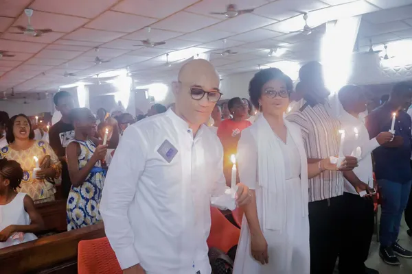 Nouvel An 2023: Michel Gbagbo célèbre les chrétiens de la paroisse Sainte Jeanne D’Arc de Yopougon Académie