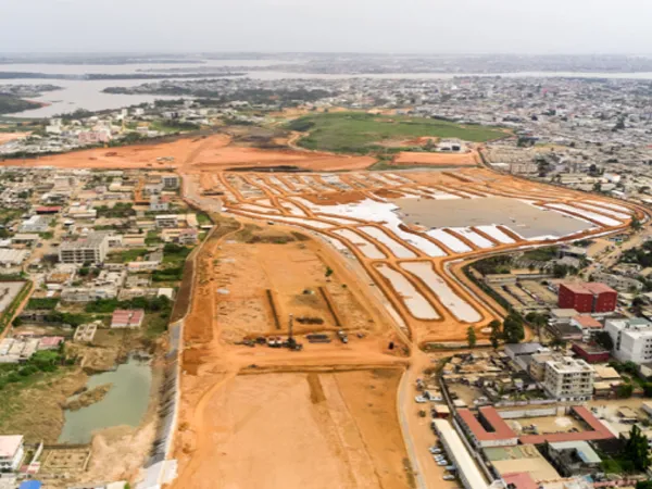 Parc urbain d’Akouédo : évolution des travaux, des images