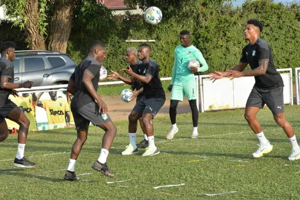 Côte d’Ivoire vs Comores : 1ère séance d’entraînement des Eléphants à Sol Béni, des images