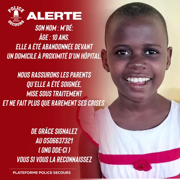 Avis de recherche : elle pique une crise d’épilepsie et est abandonnée devant un domicile non loin d’un hôpital