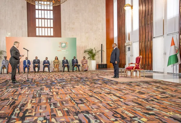 Diplomatie : Six nouveaux ambassadeurs accrédités en Côte d’Ivoire