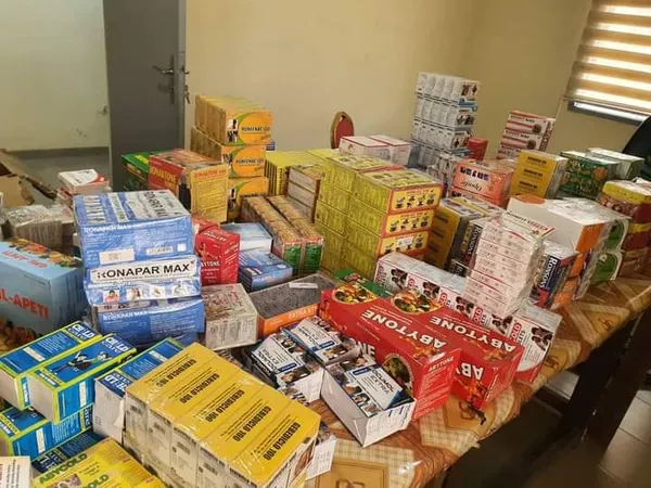 Abengourou : saisie de  36 982 comprimés et 34 boîtes de sirop de faux médicaments