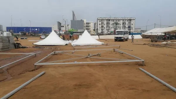 Fête de la Renaissance du PPA-CI 2023: la place Ficgayo de Yopougon déjà en mouvement, les premières images