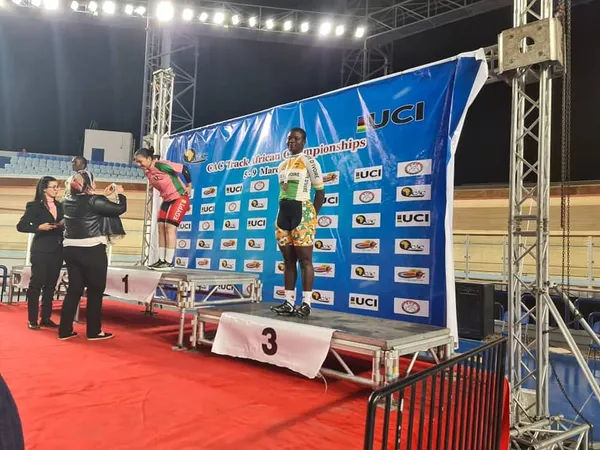 Championnats d’Afrique de cyclisme sur piste 2023 au Caire: l’Ivoirienne Kouamé Affoué Sarah en bronze