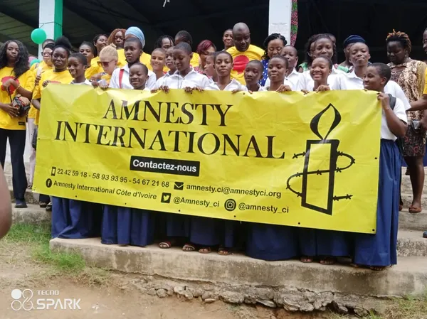Droits de la Femme : Les filles du lycée Mami Faitai de Bingerville sensibilisées par Amnesty International