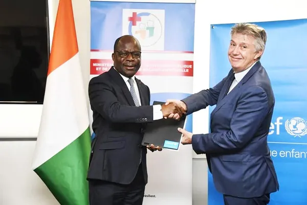 Le ministère ivoirien de la Santé et UNICEF signent nouveau plan de travail de 33 millions de FCFA