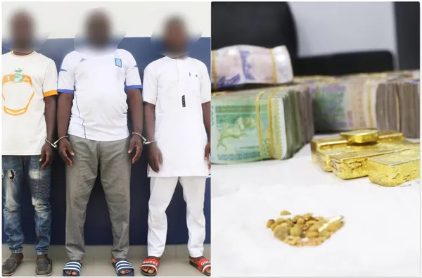Orpaillage illégal à Yamoussoukro: 3 individus arrêtés avec plus de 6kg d’or et 79 millions de FCFA