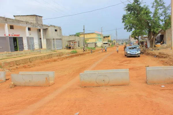 Abobo: état d’avancement des travaux de construction de voies à N’dotré, images