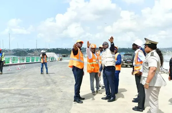 4ème pont d’Abidjan: le taux d’avancement estimé à 87%