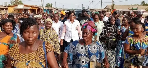 Zézé Soussou Nicole, candidat du RHDP, à Guibéroua: « nous sommes allés au RHDP pour mieux travailler »