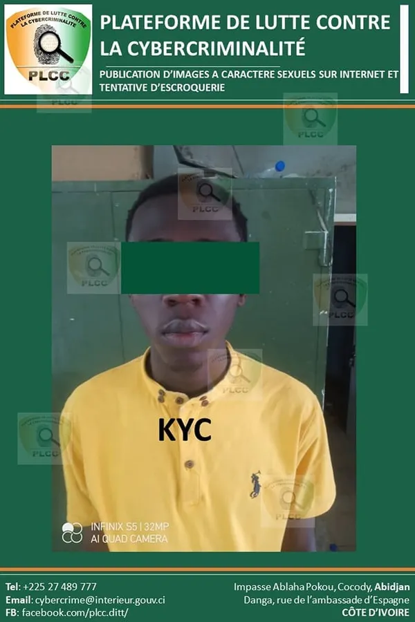 Côte d’Ivoire: le brouteur menace de publier des images de son intimité sur internet et finit en prison