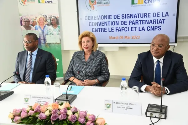 Partenariat avec la CNPS: une étape décisive pour les femmes bénéficiaires du FAFCI