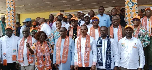 Municipales et régionales 2023 dans la Bagoué: Téné Birahima Ouattara présente le commando RHDP à Boundiali