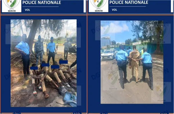 Adjamé : 4 élèves arrêtés par la police pour le vol d’un sac à main contenant 100.000 FCFA