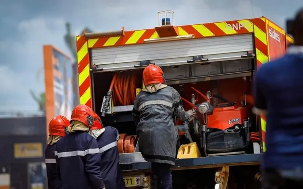 Les sapeurs-pompiers en intervention
