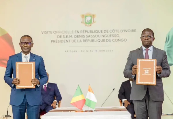 Côte d’Ivoire – Congo: voici les 13 accords de coopération signés entre Abidjan et Brazzaville