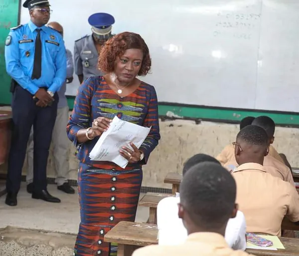 La Ministre Mariatou Koné  »bétonne » le BEPC 2023