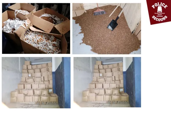 N’dotré: une usine clandestine de fabrication de cigarettes contrefaites démantelée