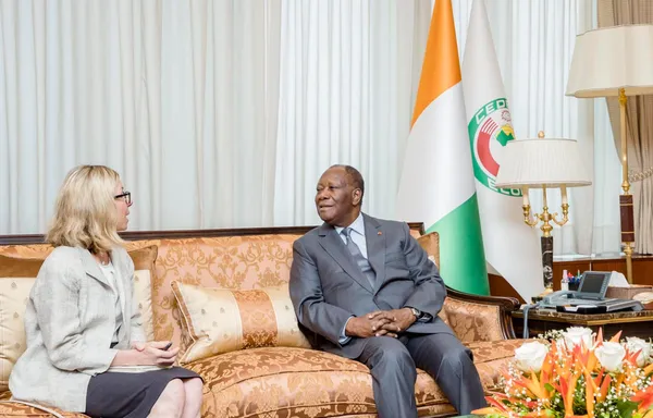 Economie ivoirienne : Ouattara échange avec la DG de la Banque Mondiale chargée des opérations, Anna Bjerde