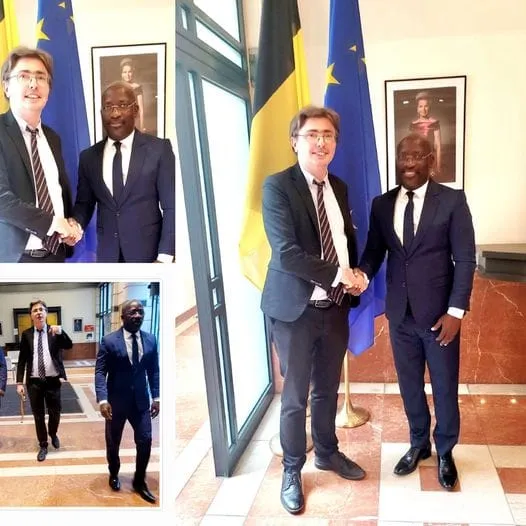 A Bruxelles, Charles Blé Goudé rencontre Pierre Camus, directeur Afrique de l’Ouest au ministère des affaires étrangères