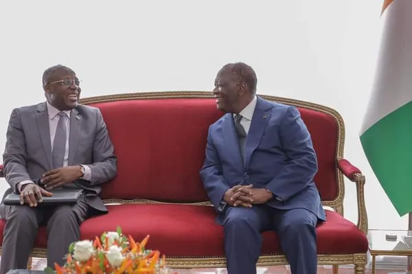 Le ministre des Affaires Étrangères du Congo, chez Alassane Ouattara