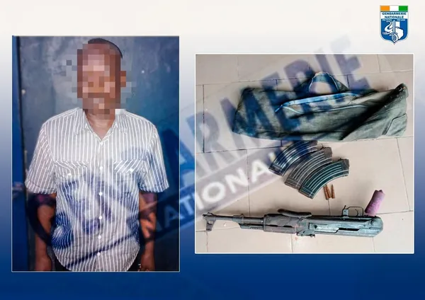 Yakesse-Me : un individu en possession d’une arme de guerre arrêté à Agou