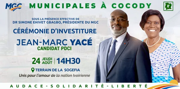 Municipales 2023 à Cocody : Simone Gbagbo aux côtés de Jean-Marc Yacé