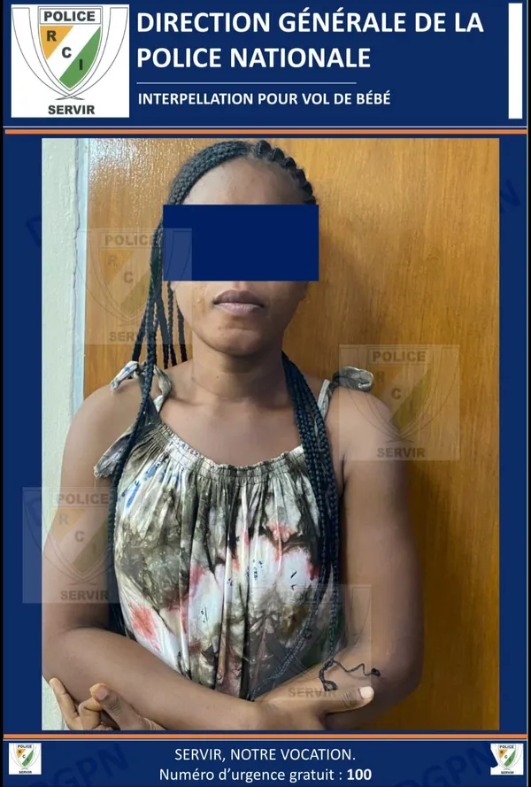 Adzopé : une jeune fille arrêtée pour le vol d’un nouveau-né