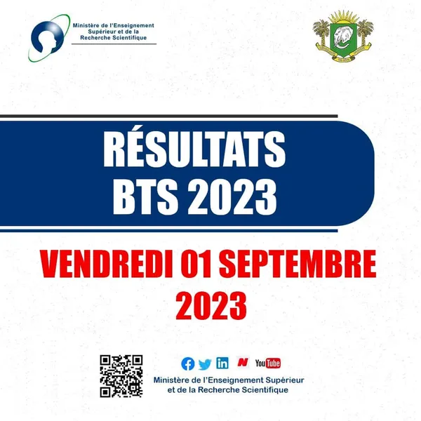 BTS 2023 CI : résultats disponibles ce 1er septembre sur examenbts.net,  liste admis