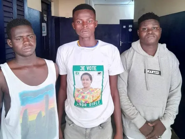 Destruction de biens de campagne électorale: 3 individus arrêtés par la police ce dimanche