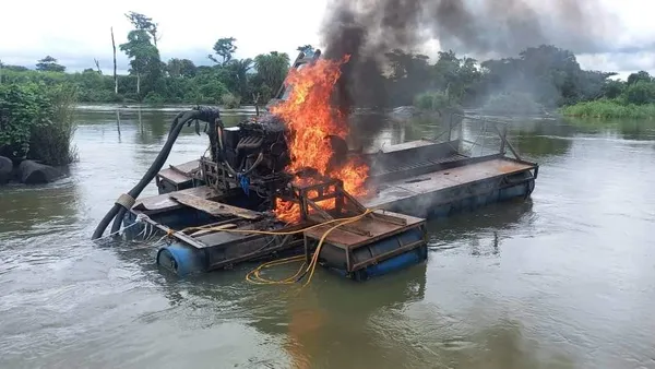 Orpaillage illégal Côte d’Ivoire : la gendarmerie détruit plusieurs matériels