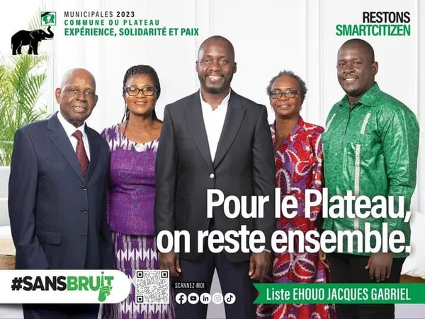 Municipales 2023: Jacques Ehouo, « faire du Plateau une « smart city »