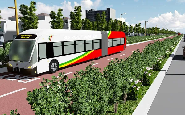 Sénégal : le bus rapide transit (BRT) fait ses premiers pas Dakar