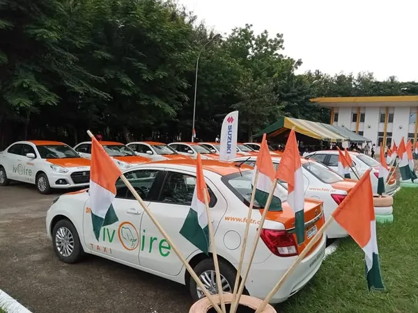 Renouvellement du parc automobile: 10 taxis-ivoire à Dimbokro