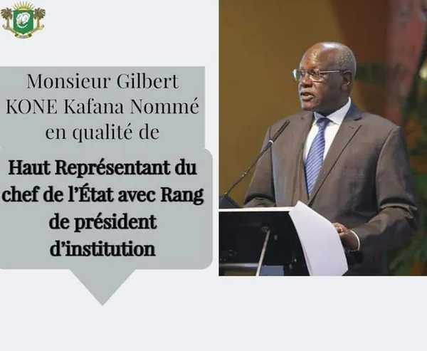 Gilbert Kafana nommé haut représentant du chef de l’État avec rang de président d’institutions