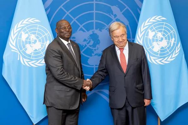 A l’ONU, Tiémoko Meyliet Koné s’entretient avec Antonio Guterres