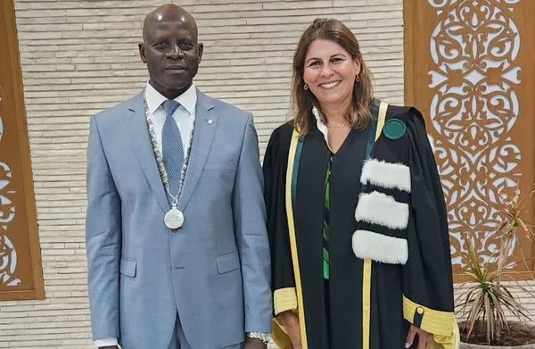 Le ministre Adama Diawara fait docteur honoris causa par Universiapolis