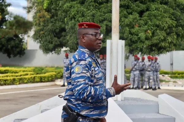 Le Général de Corps d'Armée Alexandre Apalo Touré, Commandant Supérieur de la Gendarmerie Nationale